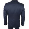 IM07 - Men's 3 Piece Navy Blue Classic Suit