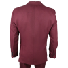 IM09 - Men's 3 Piece Burgundy Classic Suit