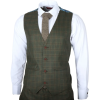 IM12 - Men's 3 Piece Green Check Suit