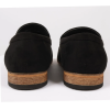 Men's Slip On Black Lightweight Suede Loafers