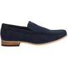 Men's Slip On Navy Lightweight Suede Loafers