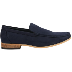 Men's Slip On Navy Lightweight Suede Loafers