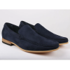 Men's Slip On Navy Lightweight Suede Loafers