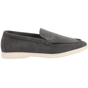 Men's Suede Grey Slip On Comfort Fit Loafers