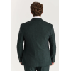 Regent - Men's Green 3 Piece Prince Of Wales Checked Suit