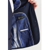 Regent - Men's Navy 3 Piece Prince Of Wales Checked Suit