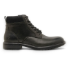 Beau - Men's Black Lace Up Side Zip Leather Chelsea Boots