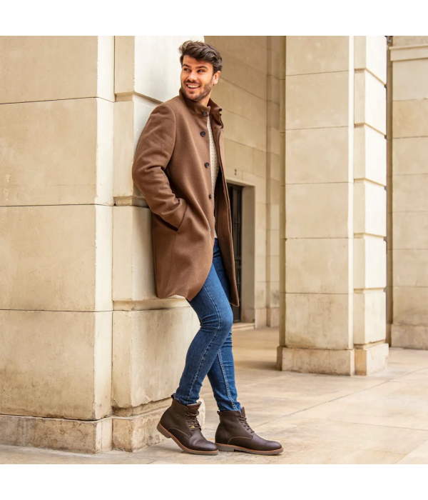Glasgow Igloo C1 - Men's Brown Leather Ankle Boots