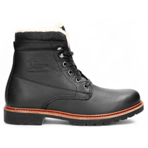 P03 Aviator - Men's Black Leather Ankle Boots