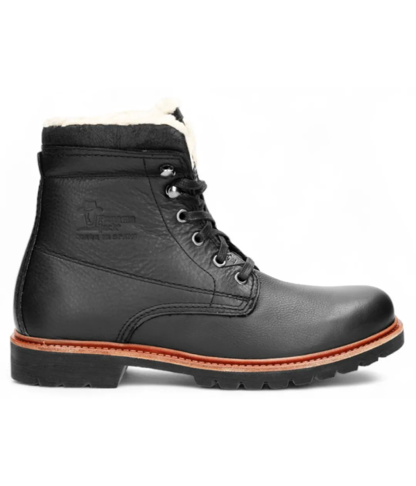 P03 Aviator - Men's Black Leather Ankle Boots