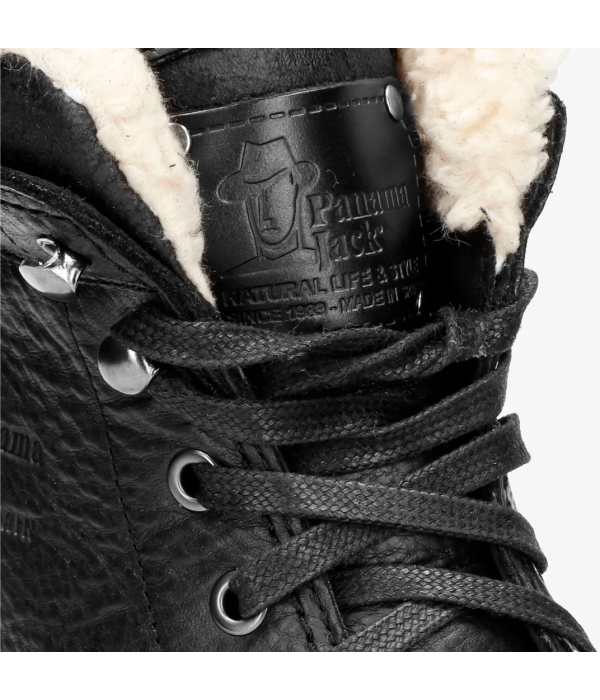 P03 Aviator - Men's Black Leather Ankle Boots