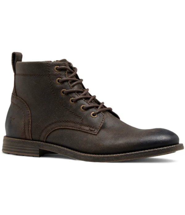 Sebastian - Men's Brown Lace Up Leather Desert Boots