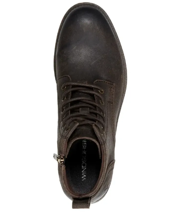 Sebastian - Men's Brown Lace Up Leather Desert Boots