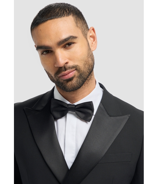 Aspen - Men's Black 2 Piece Double Breasted Tuxedo Suit