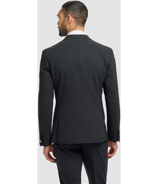 Aspen - Men's Black 2 Piece Double Breasted Tuxedo Suit