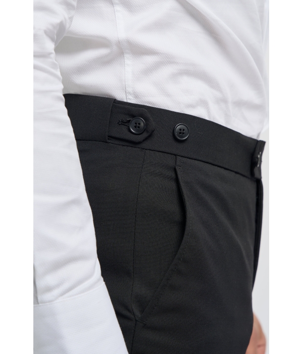 Aspen - Men's Black 2 Piece Double Breasted Tuxedo Suit