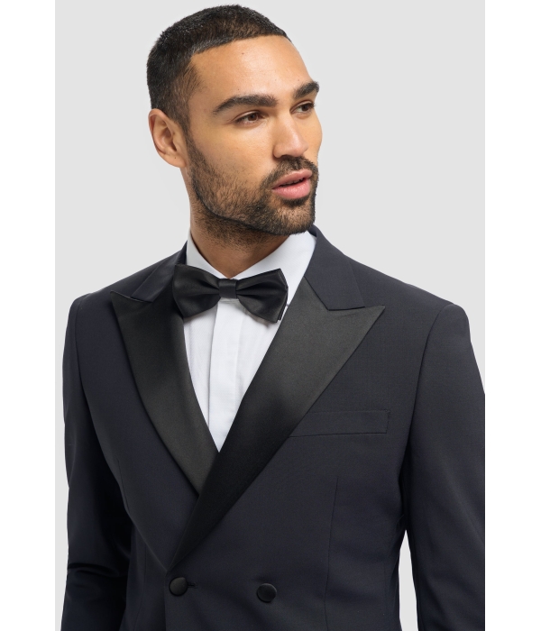 Aspen - Men's Navy 2 Piece Double Breasted Tuxedo Suit