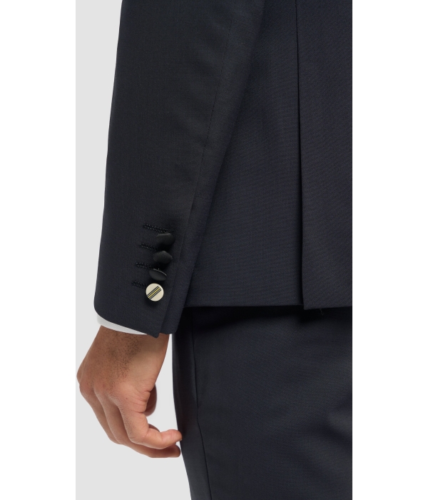 Aspen - Men's Navy 2 Piece Double Breasted Tuxedo Suit