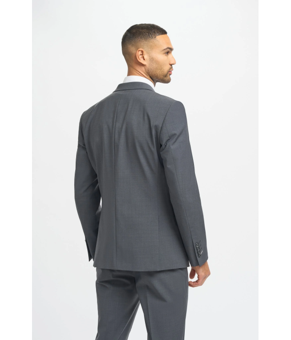 Bond - Men's Charcoal 3 Piece Tailored Fit Suit
