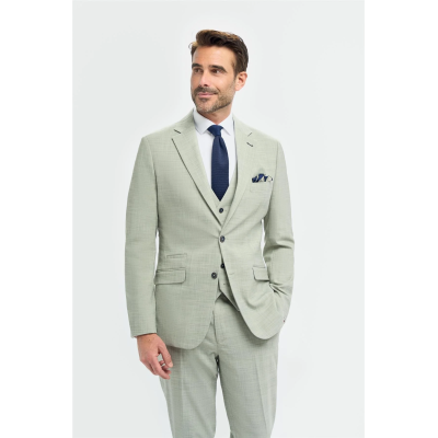 Camden - Men's Sage Green 3 Piece Tailored Fit Suit