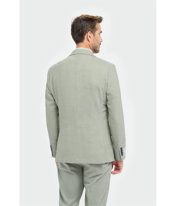 Camden - Men's Sage Green 3 Piece Tailored Fit Suit