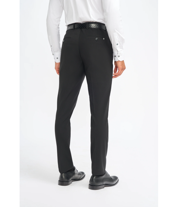 Malibu - Men's Black 3 Piece Tailored Fit Suit