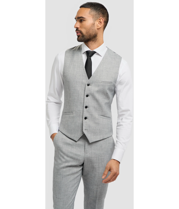 Malibu - Men's Grey 3 Piece Tailored Fit Suit