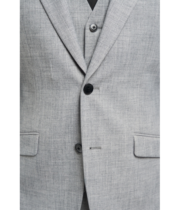 Malibu - Men's Grey 3 Piece Tailored Fit Suit