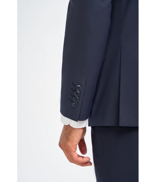 Malibu - Men's Navy 3 Piece Tailored Fit Suit