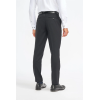 Roberto - Men's Black 3 Piece Shadow Stripes Wool Blend Suit