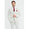 Tropez - Men's 3 Piece Grey Tailored Fit Suit