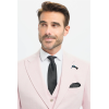 Tropez - Men's 3 Piece Pink Tailored Fit Suit
