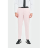 Tropez - Men's 3 Piece Pink Tailored Fit Suit